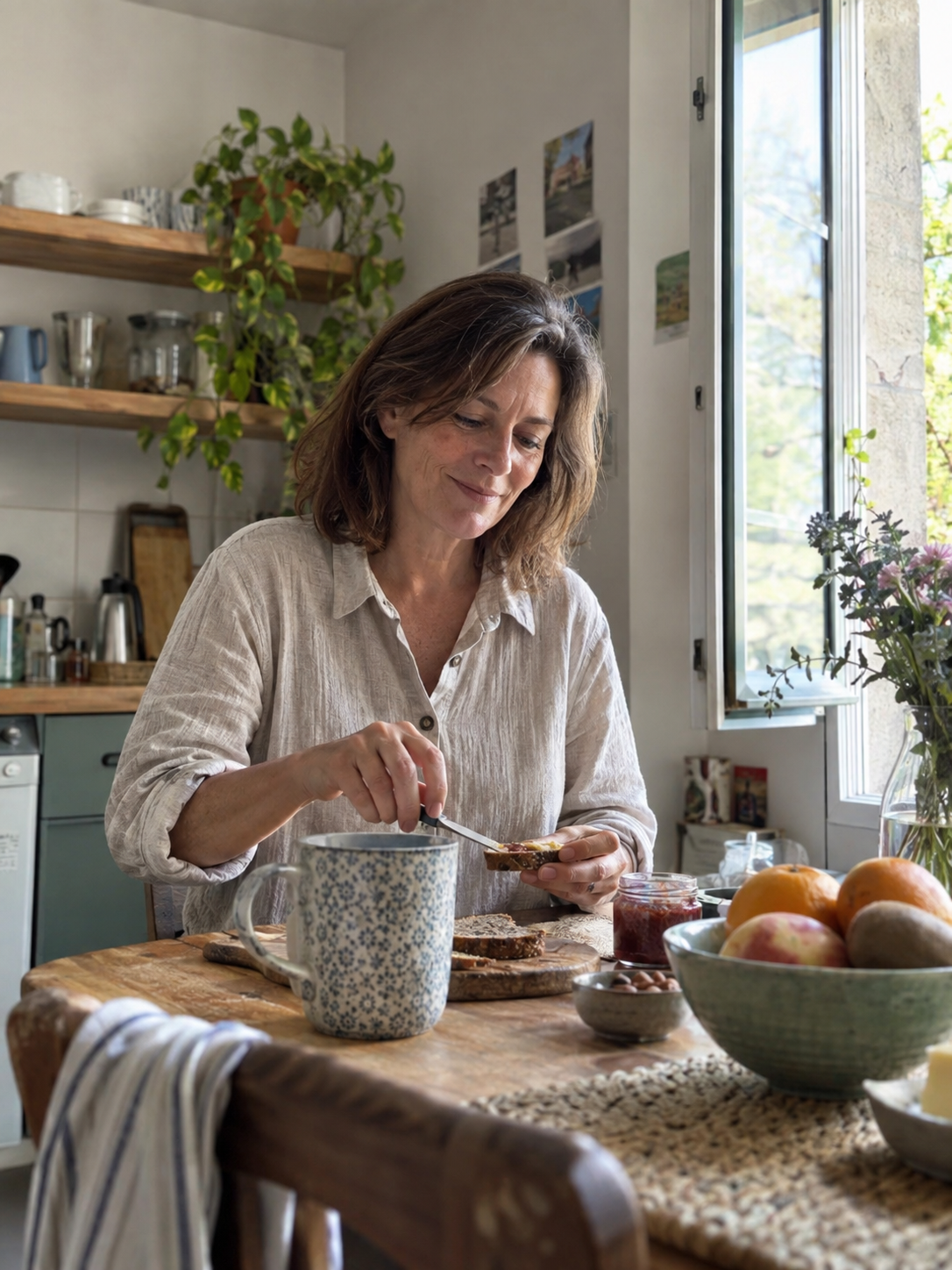 Un petit-déjeuner tranquille
